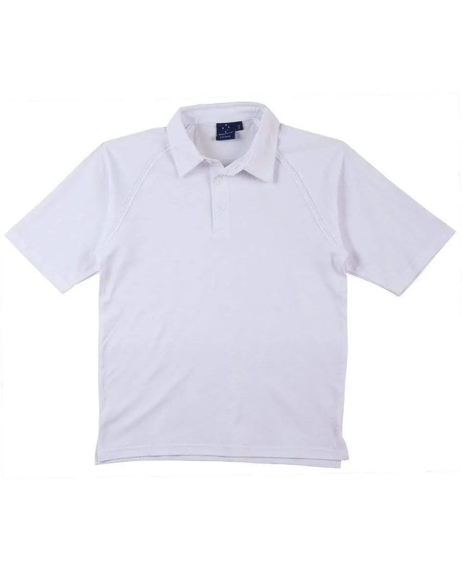 WINNING SPIRIT CRICKET POLO Short Sleeve Men's PS29 Casual Wear Winning Spirit White XS